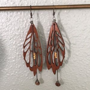 Butterfly Wing Drop Earrings